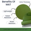 "Premium Extra Thick Yoga Mat With Strap-6mm Non-Slip,Eco-friendly,High-Density TPE,Ideal For
