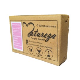 Natureza Rice cream body scrub soap for natural exfoliation dark spots 90g