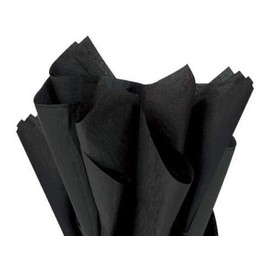 A4 Tissue Paper 100 Sheets for Gift Wrap Party Craft Acid Free (Black)