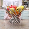 narunaru Stainless Steel Fruit Basket, Foldable, Bowl, Interior