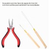 Kit de herramientas para extensiones de pelucas, accesorios para extensiones
