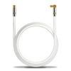 deleyCON TV Antenna Cable 7.5m (24.61 ft.) Coaxial Cable Gold-plated