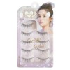 CLEAREYELASH False Eyelashes Natural 3D Matsuke Formula 5 Pairs (D03)