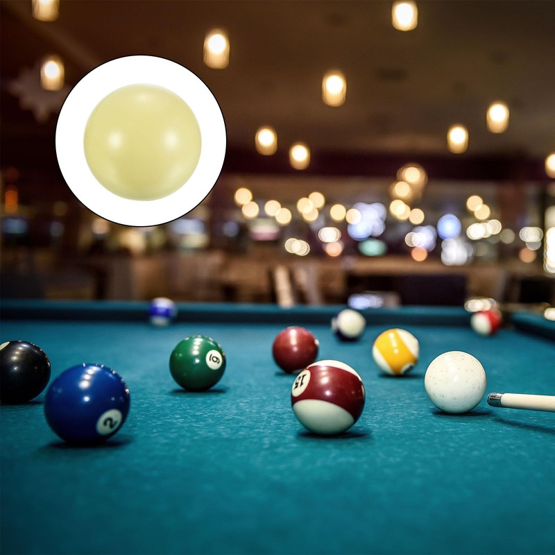 PATIKIL 2-1/16" Snooker Cue Ball, 2Pcs Billiard Ball Pool Table
