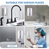 2Pcs Commercial Soap Dispenser Stainless Steel 800ml Wall Mount Manual