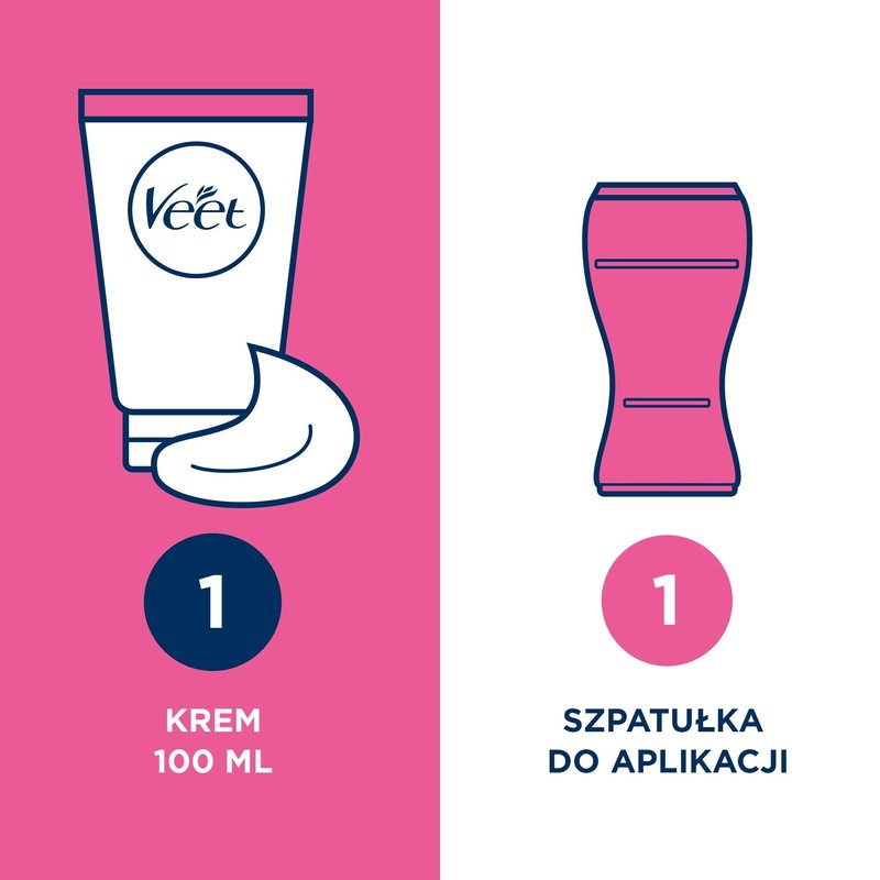 Veet 100ml professionelles Warmwachs, natürliche Beeren, ohne Streifen