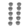 10PCS Black Coating Carbide Inserts Round CNC Turning Milling Inserts