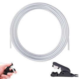 10 Meter PTFE Schlauch 4mm x 2,5mm, PTFE Teflonschlauch mit Cutter für 1,75 mm 3D Drucker Filament, PTFE Tube 3D Drucker Schlauch Kompatibel mit Creality K1/K1 Max/Ender 3 V3
