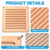PATIKIL 8x8 Inch Aluminum Vent Cover, Screen Air Grille Ventilation
