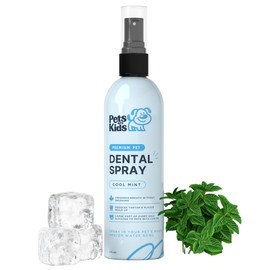 Pets are Kids Dog Dental Spray - 8oz Premium Dog Breath Spray & Dental Care - Natural Breath Freshener, Fights Tartar, Plaque & Gum Disease, Mouthwash for Dogs & Cats - Mint Formula Water Additive