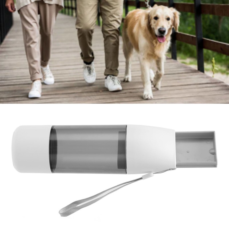 Pet Water Bottle Portable Water Dispenser Drinking Feeder Grain Cup