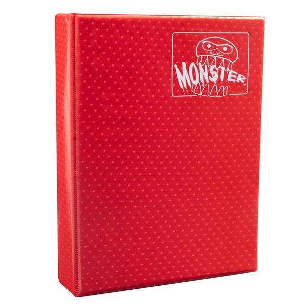 Monster Protectors Mega Red Holofoil 9 Pocket XL Binder with