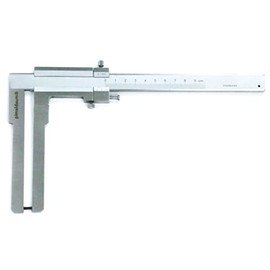 PIMALDAUM® Disc Brake Caliper According to DIN 862, Stainless Steel, Wooden Case (Metal, 0-90 mm)