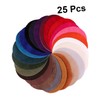 DOITOOL Multi-use 25pcs Suede Patches Kit for Clothing Elbow Patches