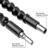 Flexible Drill Bit Extension Shaft, Tiberham 300mm Snake Drill Bit