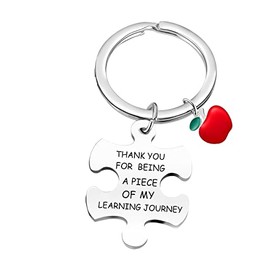 Teacher Keyring Teacher Birthday Gift Appreciation Gifts for Teacher Thank You Gift Teacher Keychain from Students