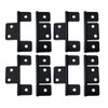 QCAA Flag Three Leaf 3-1/2" Bifold Shutter Hinge for Non-Mortise