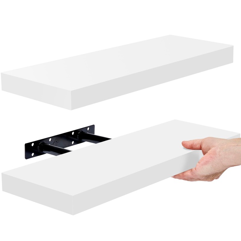 Sorbus Floating Shelves for Wall, Bathroom Shelves Wall Mounted for