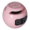 Multifunctional Bluetooth 5.0 Alarm Clock Speaker Rechargeable Ball Shape Portable