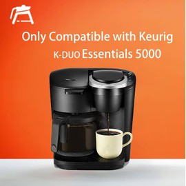 Generic Replacement for KEURIG K-DUO Essentials 5000 & 5500 12 Cups Glass Coffee Carafe (not Fit K-Duo 5100 Model), CLRAR