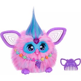 Furby Cotton Candy Interactive Plush Toy 15 Accessories & Voice Activated New