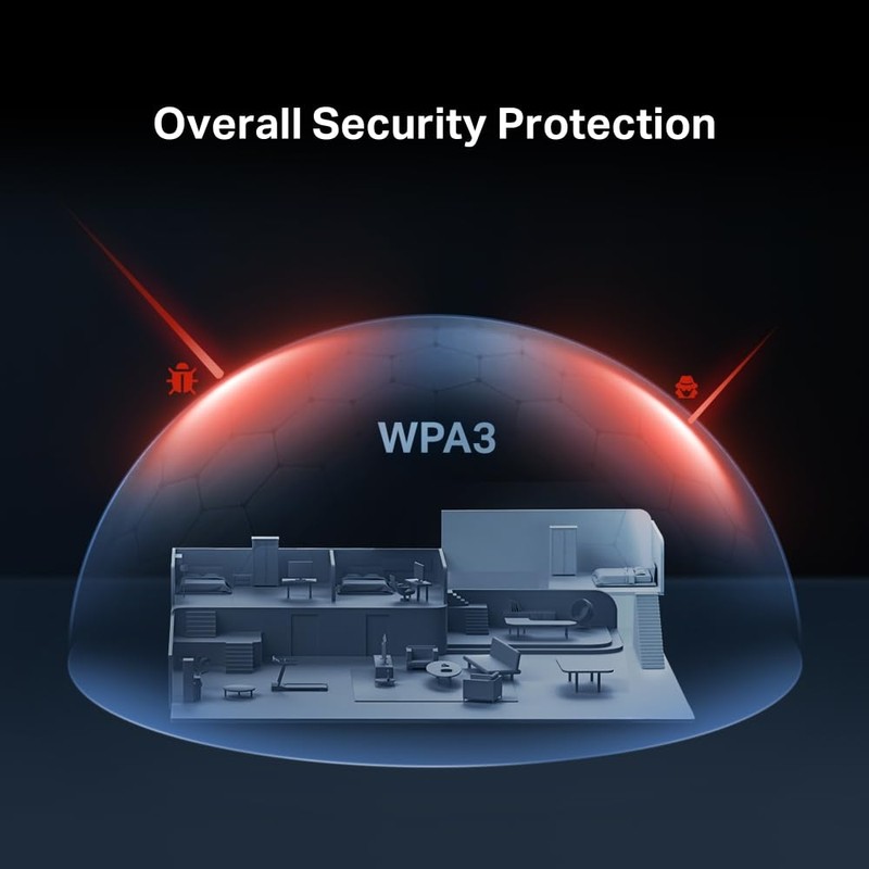Mercusys BE3600 Dual-Band Wi-Fi 7 Router, up to 3.6Gbps, Gigabit