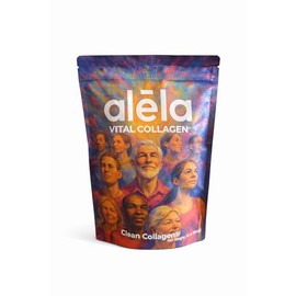 ALELA Vital Collagen Colágeno Hidrolizado Bovino Tipo I y III para Uso Diario Soporte para Cabello, Piel, Uñas y Articulaciones Proteína sin Sabor 454 g