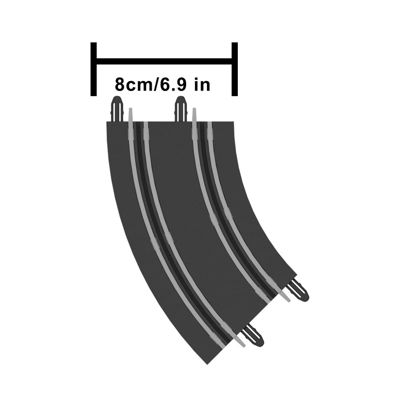 AGM MASTECH Extension Set #2-8 Piece Curved Track Expansion Accessory