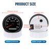 RPM Tachometer Gauge for Car 0-8000 RPM 3-3/8" 85mm Waterproof