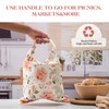FIZZBOP Beeswax Bread Bags 2-Pack, Reusable XL 13x17 Inch For