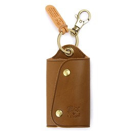 IL BISONTE Key Case, Leather, Genuine Leather, Cowhide Leather, Women's, Men's, Unisex, green