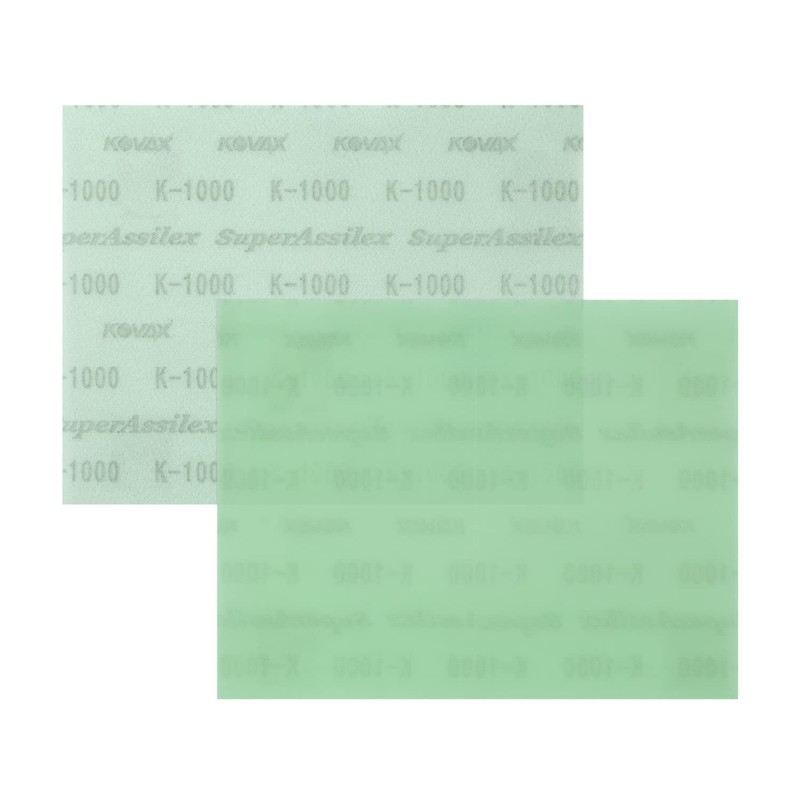 Super Assilex Flexible Sanding Sheets Job-PAK, Lime K-1000, U191-2507, 4