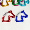 KON Carabiner Horse Shaped Cute Keychain Hook Aluminum Multi-functional Carabiner
