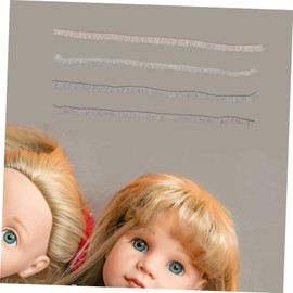 WOONEKY 4pcs Doll False Eyelashes Fake Lashes Pack Diy Accessories for Reborn Dolls