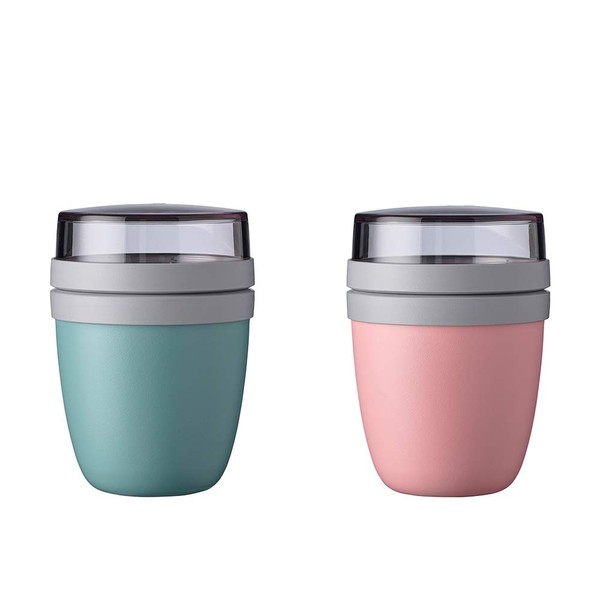 Mepal Lunchpot Ellipse Mini Set of 2 Lunch Boxes (Nordic