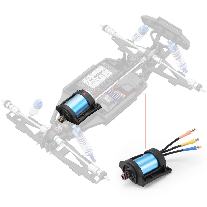 HAIBOXING 1/12TH Scale RC Cars Spare Parts Brushless Motor with