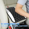 Car Center Console Cover, Comfortable PU Leather Vehicle Armrest Storage
