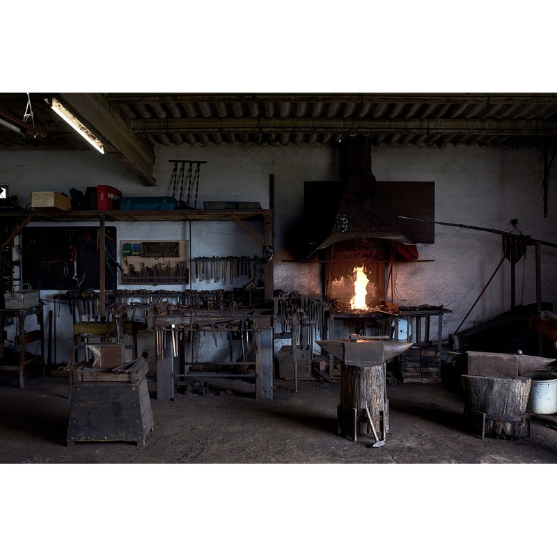 Forging Art Bcn Hand Forged Eternal Wrought Iron Rose (Bronze)