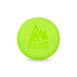 Lacrosse Ball for Trigger Point Massage - Lime Green (6cm Diameter)