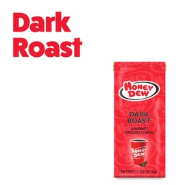 Honey Dew - Dark Roast Coffee, Bold & Smooth Medium Roast Gourmet Coffee, 11 oz. / 311 g Coffee Bag