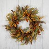 Real Touch™ Mixed Foliage and Berries Artificial Fall Harvest Wreath