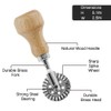MASTER FENG Ravioli Stamp Maker Cutter, Mold with Wooden Handle