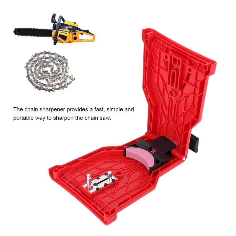01 Chainsaw Sharpener, Universal Fast Chain Saw Blade Sharpener Portable