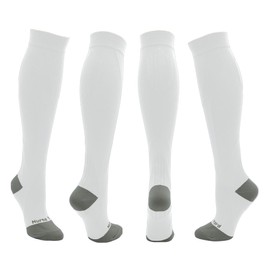 Nurse Yard Compression Socks for Nurses - Women & Men - 20-30mmHg Graduated Compression, Zero-Toe Compression, For Medical Staff, Nursing, Athletic Support Such As Running, Cycling, Hiking - 1 Pair