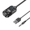 POFET Bluetooth receiver Bluetooth 5.1 Transmitter Car Bluetooth Aux Adapter