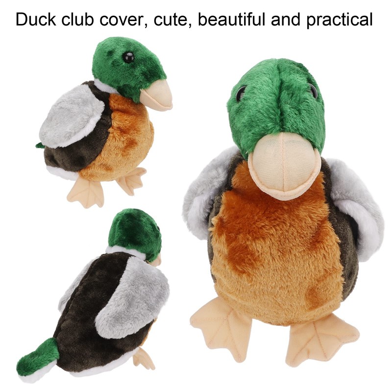 Restokki Plush Cloth Golf Club Head Cover Creative Animal Duck