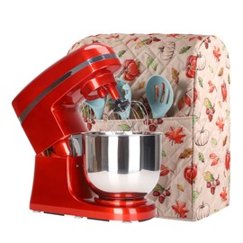 Cubierta mezcladora de ayuda de cocina, cubierta mezcladora de soporte de cocina compatible con mezcladores Kitchenaid Hamilton de 5 a 8 cuartos de galón, cubiertas de ayuda de cocina para batidora de pie con bolsillos, accesorios mezcladores de ayuda de