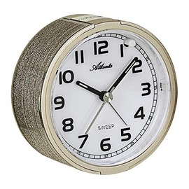 Atlanta Quarzwecker ohne Ticken Analog Gold - 1993-9