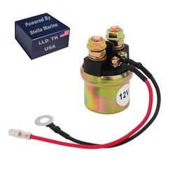 Starter Solenoid Relay for Mercury Mariner 9.9 20 25 30 40 50 60 75 80 90 100 115 200 225 250 300 HP 825096T01, 89-825096T01, 89-825096T, MS5C-311-1
