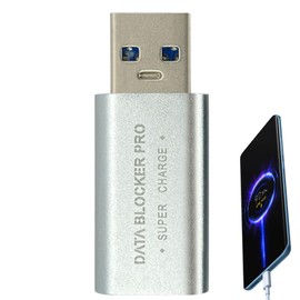 USB C Data Blocker - Fast Charging USB Data Blocker,Safe Stable Protector Fast Charging for Work Phone Tablet Public Devices Daily